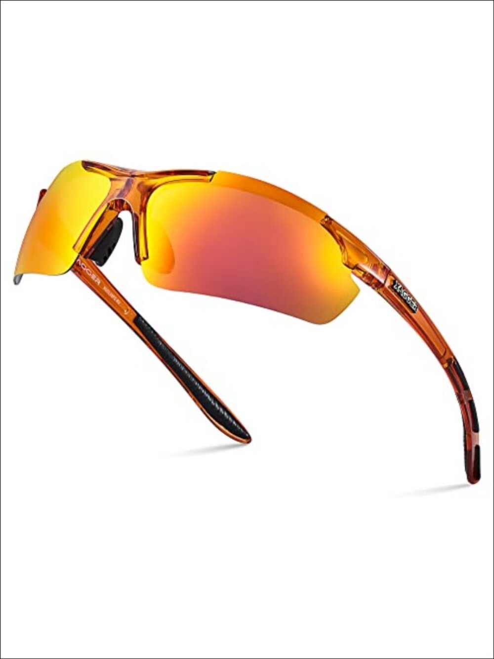 Polarized Sports Sunglasses UV400 Wrap Around TR90 for Running Baseball